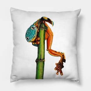 Fringed leaf tree frog Pillow