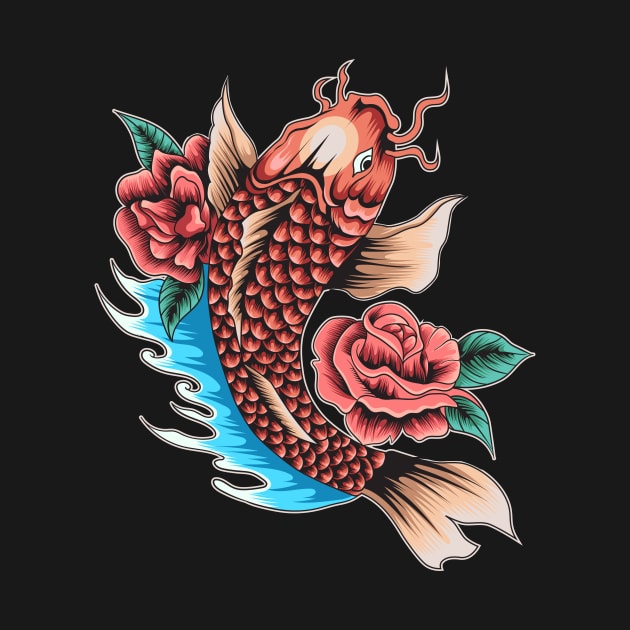 Koi Fish Japan by Marciano Graphic