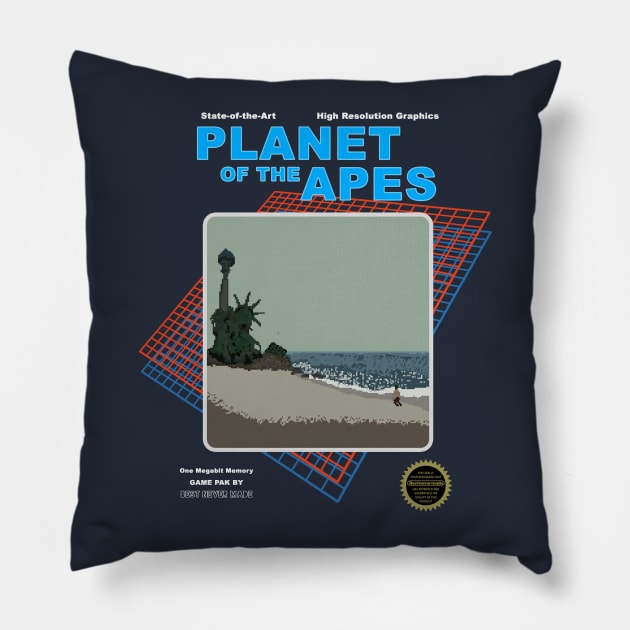 Planet of the Apes - Lost Video Game Series Pillow by mattographer