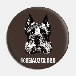 Schnauzer Dad Pin