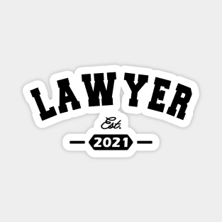 Lawyer - Lawyer Est. 2021 Magnet