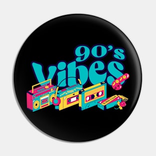 Vintage 90's Vibes Retro Pin