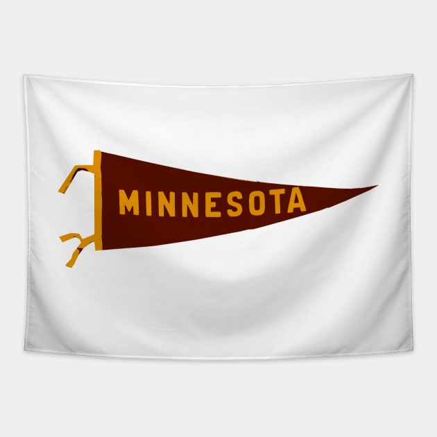 Minnesota Pennant Tapestry by zsonn