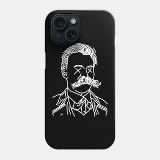 Dead Nietzsche (White) Phone Case