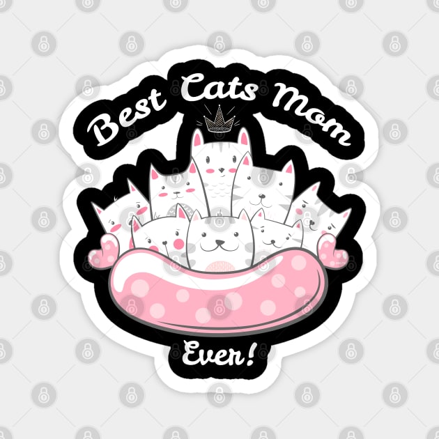 Best Cats Mom Ever Magnet by creative