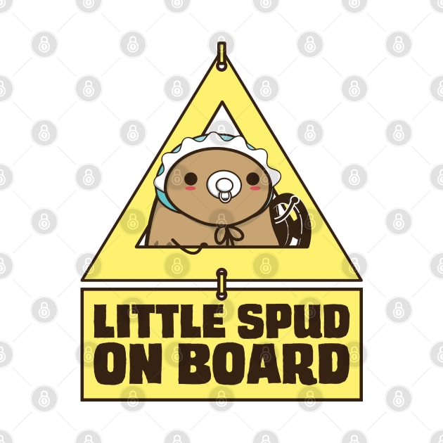 Little Spud on Board by clgtart