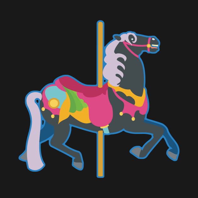 Carousel Horse by evisionarts