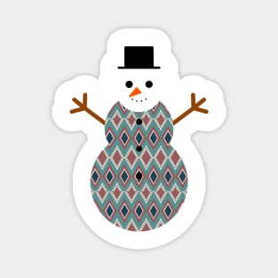 snowman Diamond t-shirt Magnet