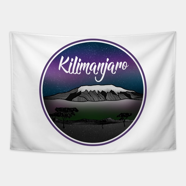 Mount Kilimanjaro Tapestry by mailboxdisco