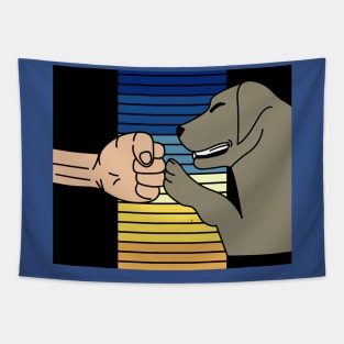 Best Retro Dog Owner Of All Time Tapestry