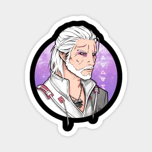 Witcher Geralt - Lilac Moon Magnet