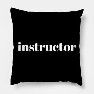 instructor Pillow