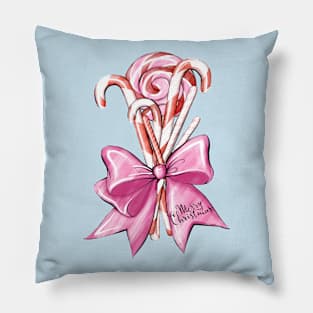 lollipop cane Pillow