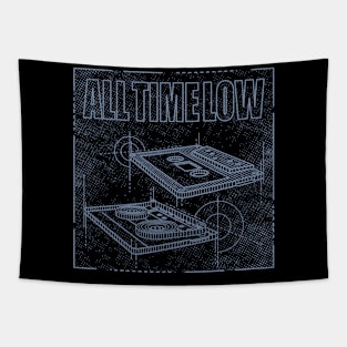 All Time Low Technical Drawing Tapestry