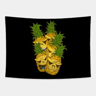 Pineapple doodle Tapestry