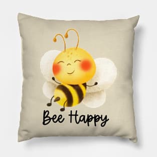 CUTE BEE HAPPY Pillow