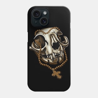 Skull and crucifix Phone Case