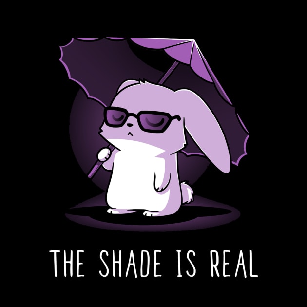 The Shade Is Real - Cool Cat With Glares And Umbrella by LazyMice