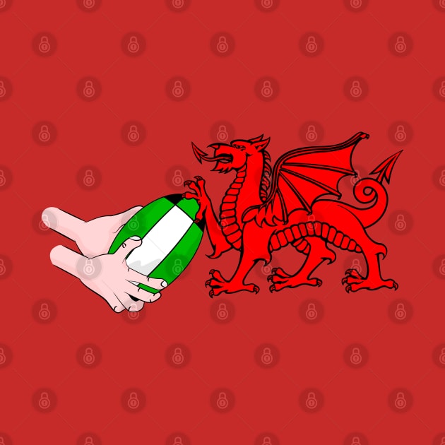 Wales Rugby Flag by mailboxdisco