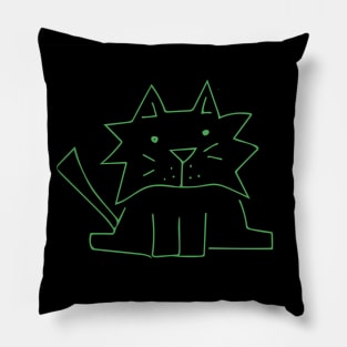 Cute Cat Art Pillow