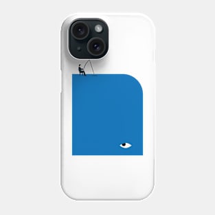 The blue sea Phone Case