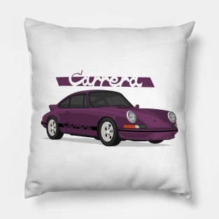 supercar 911 carrera rs turbo 1972 violet Pillow