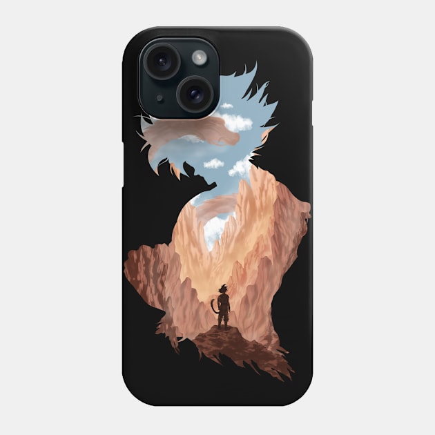 Goku Phone Case by Binaka Art