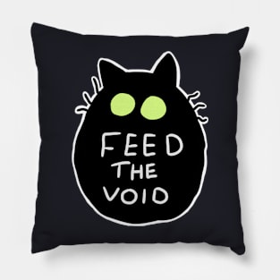 FEED THE VOID || Funny cat sticker || Pillow