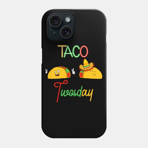 Taco Time Phone Case by Art by Nabes