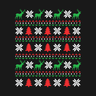 Ugly Christmas Pattern | Christmas Gifts T-Shirt