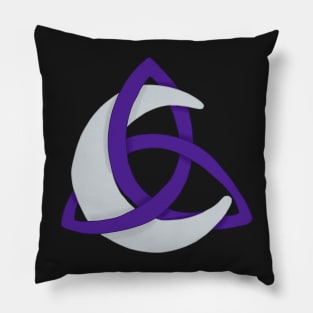 Triquetra Moon Pillow