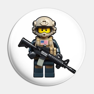 Tactical LEGO Pin
