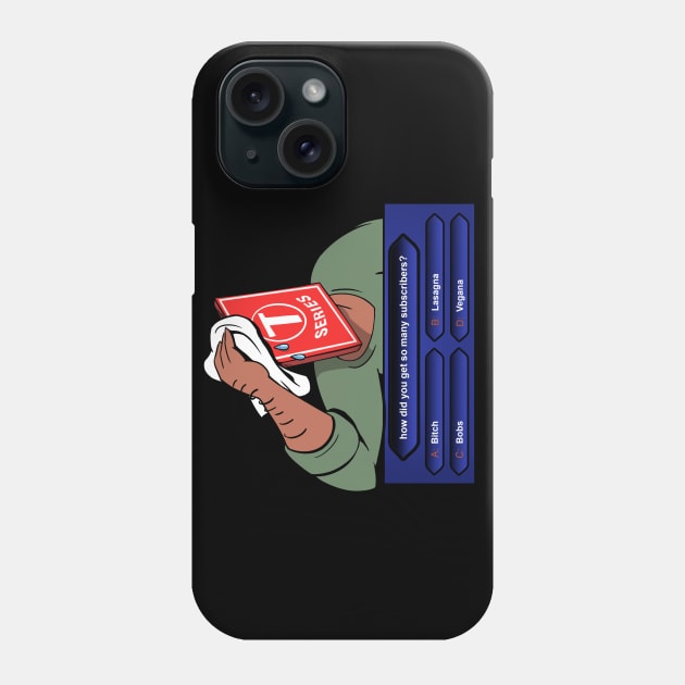 Pewdiepie VS T series Phone Case by conquart