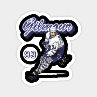 Doug Gilmour Toronto Script Magnet