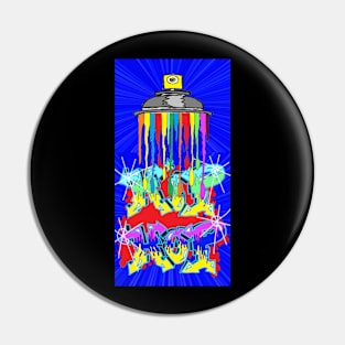 hip hop blue drip spray pop 24 by Leg Pin