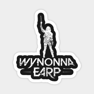 Distressed Wynonna Earp Silhouette Magnet