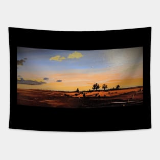 Sunrise in the Pasture Tapestry