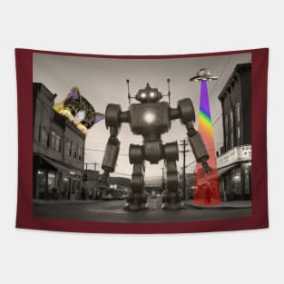 Robot at the Movies Tapestry