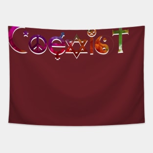 Coexist 2 Tapestry