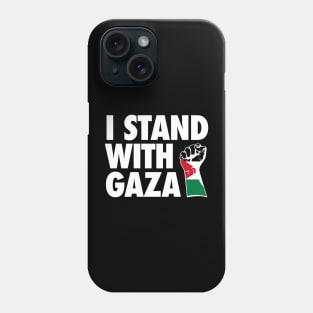 I stand with gaza - stand with palestine Phone Case