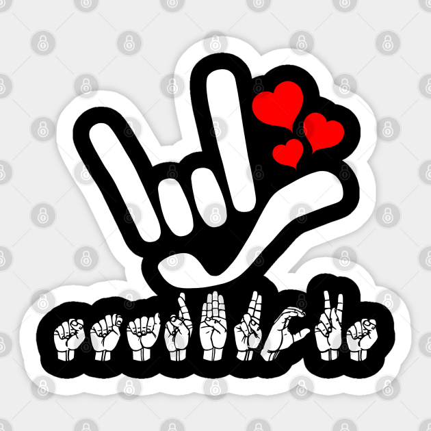 Starbucks With I Love You Sign Plus Hearts Asl Sign Language Design Sign Language Sticker Teepublic Starbucks With I Love You Sign Plus Hearts Asl Sign Language Design Sign Language Sticker Teepublic