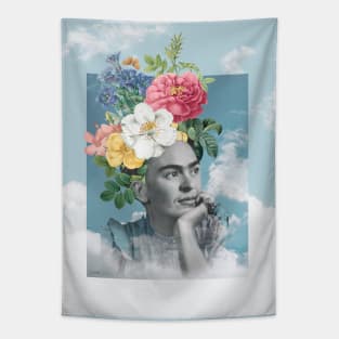 Frida in the sky Tapestry