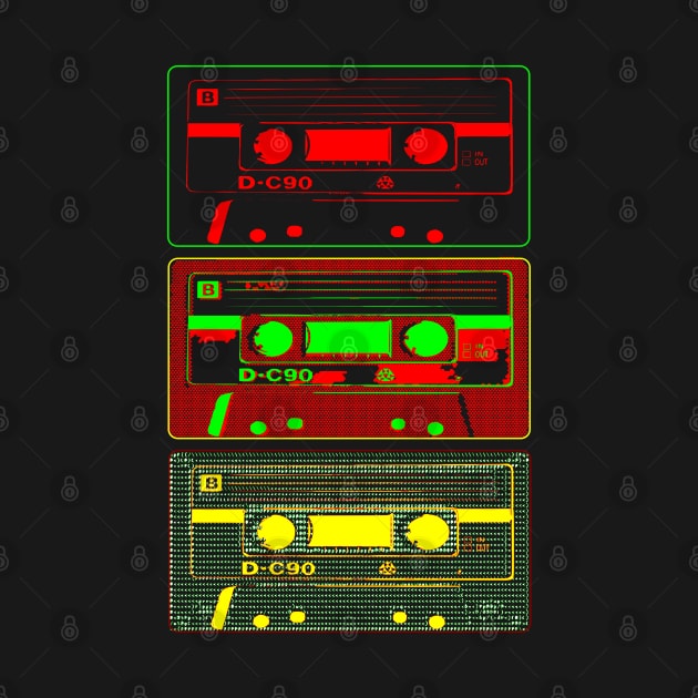 80s Cassette Tapes by Gorilla-Tees