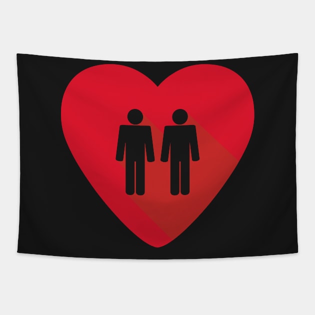 Love is Love Tapestry by pa2rok