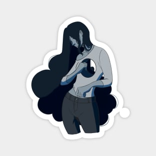 "Something's missing" sad girl Magnet