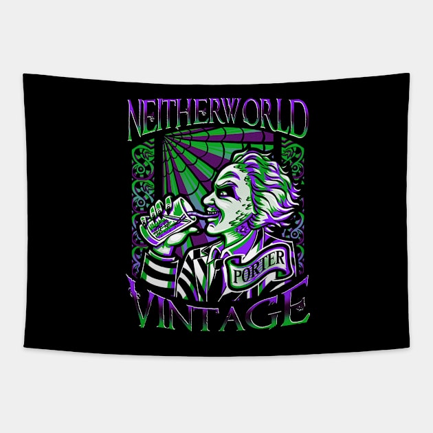 Neitherworld Vintage Tapestry by Punksthetic