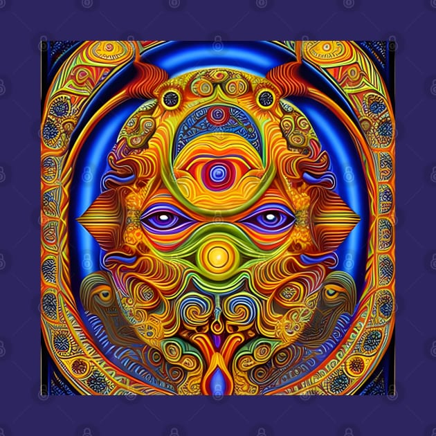 Dosed in the Machine (16) - Trippy Psychedelic Art by TheThirdEye