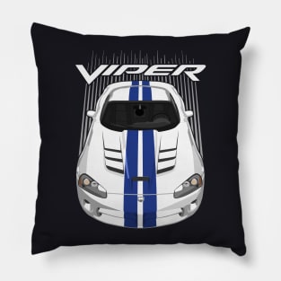 Viper SRT10-white and blue Pillow