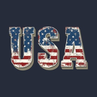 Vintage USA Flag T-Shirt