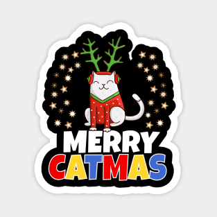 Merry Catmas Magnet